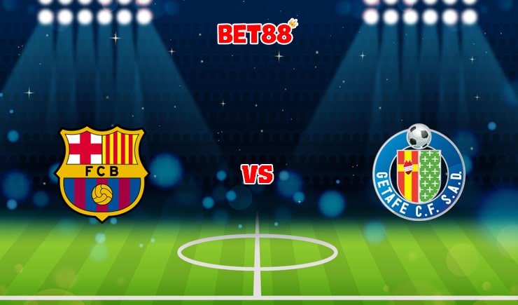 Soi kèo tỷ số W88 trận đấu Barcelona vs Getafe, 22h00 – 29/08