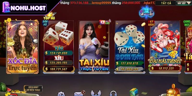 Khái quát sảnh game nổ hũ B52

